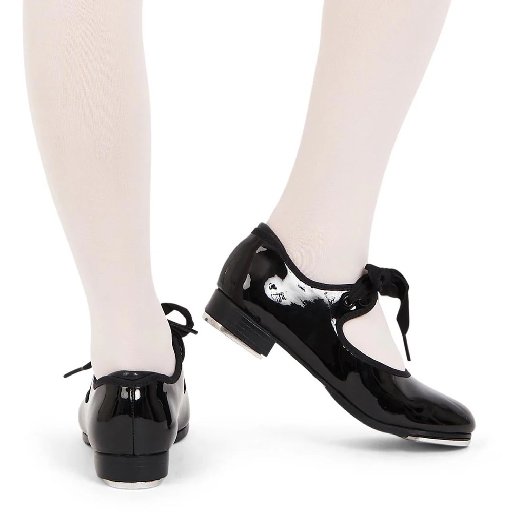 Capezio girls shuffle tap shoes new